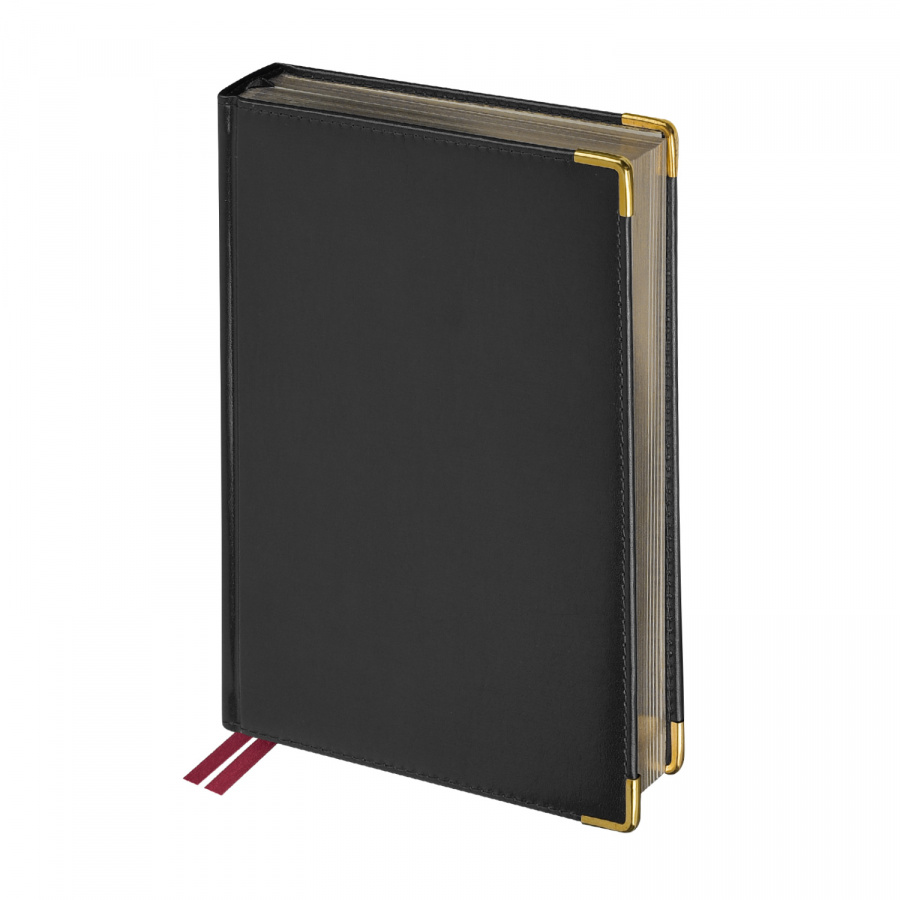 Подарочный набор: Шариковая ручка Parker Sonnet Core K528, Matte Black GT +  Ежедневник Premium, Black GS — фото 16